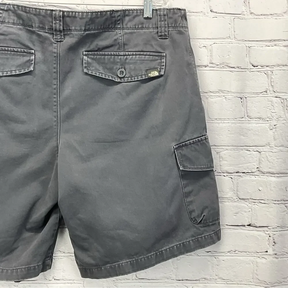 The North Face Cargo Shorts Men's Size 38 Gray Outdoor Workwear Hiking Vacation
